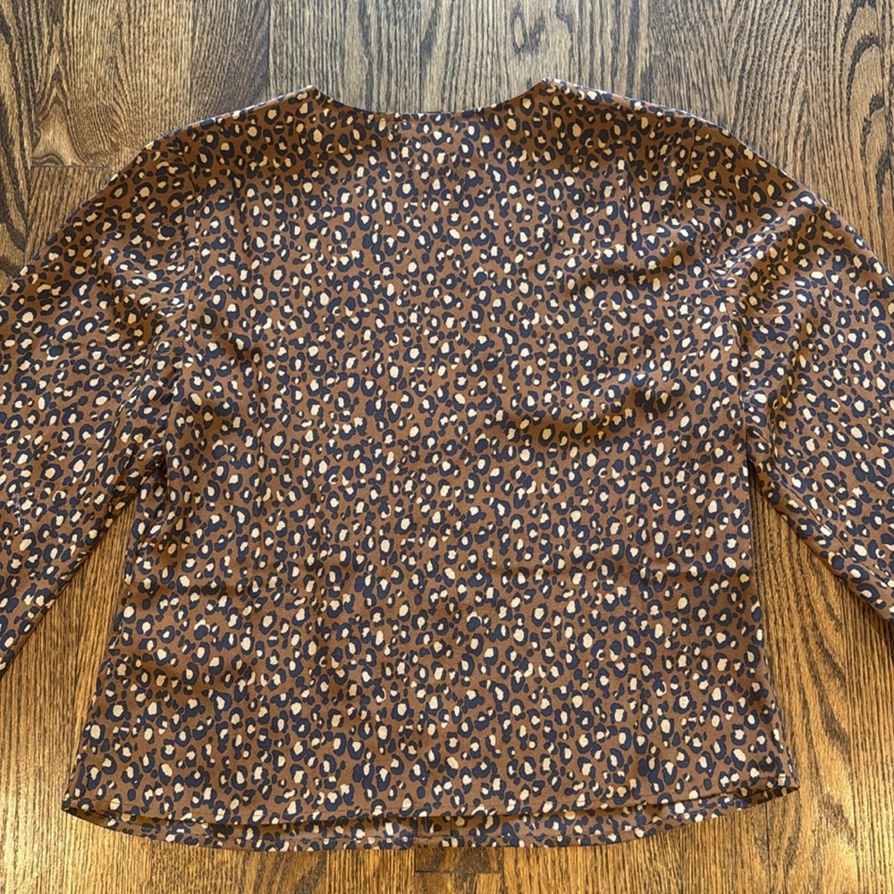Sezane Leopard Print Blouse - Picture 8 of 13